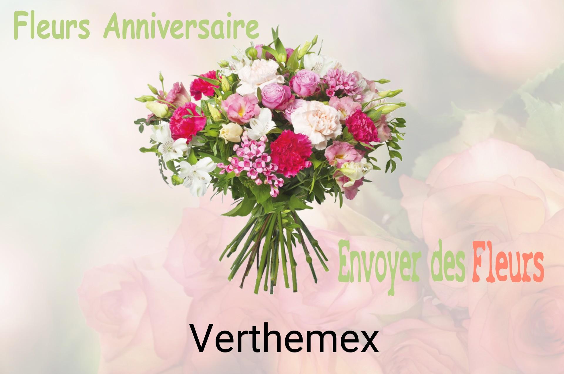 Bouquet de fleurs d’anniversaire livré à Verthemex